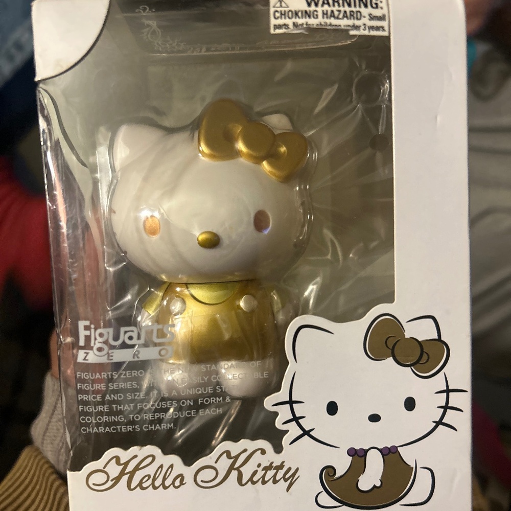 Hello kitty figure.